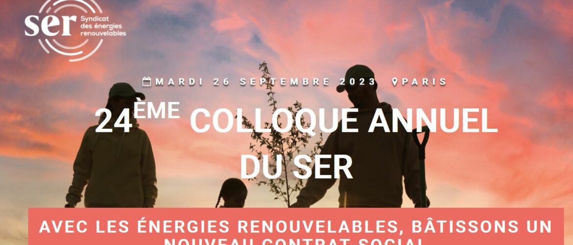 24e Colloque annuel du SER Avec les énergies renouvelables