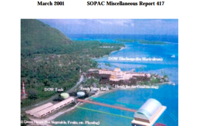 Pacific OTEC fait un pas de plus vers l’ETM en Polynésie