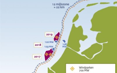 Eoliens en mer : Deux appels d’offres aux Pays-Bas au printemps 2017