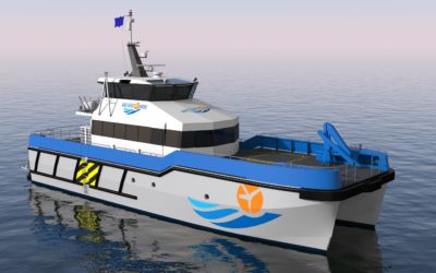Wind Energy Marine commande deux navires de soutien à l’éolien en mer à Piriou