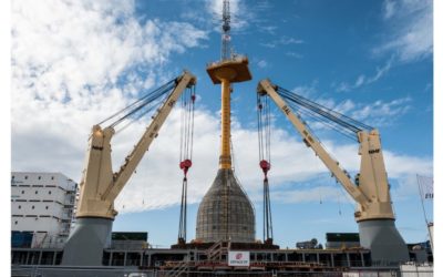 Eurelectric couronne Seatower, la fondation gravitaire utilisée à Fécamp