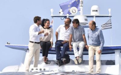 Energy Observer : Deux ministres pour un bateau