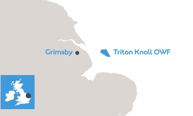 Triton Knoll : la moitié des éoliennes du parc en mer sont posées