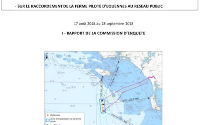 Enquête publique Ferme pilote éoliennes en mer Groix Belle-Ile