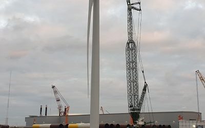 Haliade-X 12 va pouvoir commencer ses tests sur le port de Rotterdam