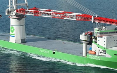 Le navire destiné à GeoSea – Deme va recevoir la grue HLC 295000 de Liebherr