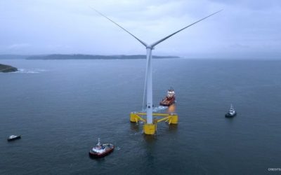 WindFloat Atlantic a commencé à produire de l’électricité au large du Portugal