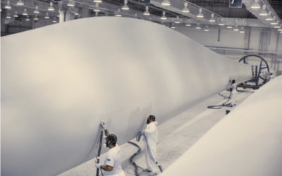 GE Renewable Energy crée 250 nouveaux emplois pour son usine de pales d’éoliennes à Cherbourg