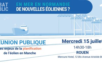 Rappel : Grand débat autour de la planification des projets de parcs éoliens offshore en Manche