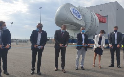 Parc de Saint-Nazaire : la première nacelle Haliade 150-MW6  est sur le quai de l’usine de Montoir en Bretagne – Partie 1 