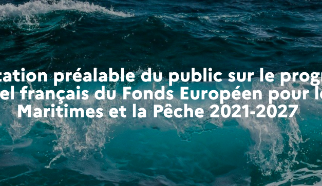 CNDP : Consultation sur le Fonds européen pour les affaires maritimes et la pêche (FEAMP) jusqu’au 20/12/2020.
