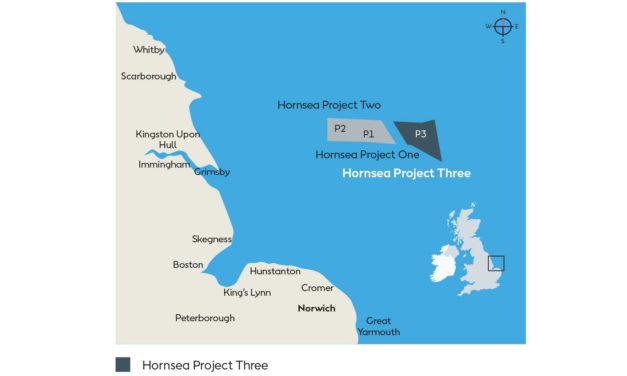 Accord pour le développement du parc éolien offshore Hornsea Project Three