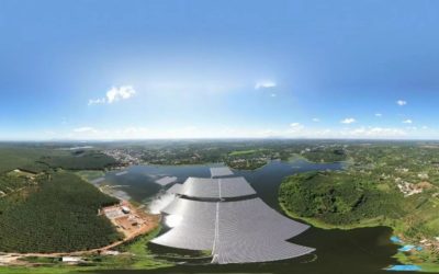 Une production de PV flottant a débuté sur les lacs de la commune de Quang Thanh
