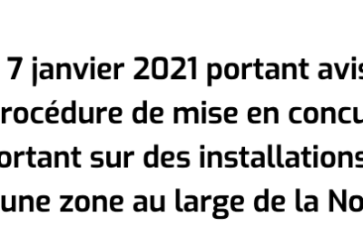 Parc éolien en mer de Normandie : La CRE a émis en avis favorable pour lancer l’avis de la procédure de dialogue concurrentiel