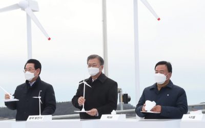 Le plus grand parc éolien en mer pourrait être en Corée du Sud