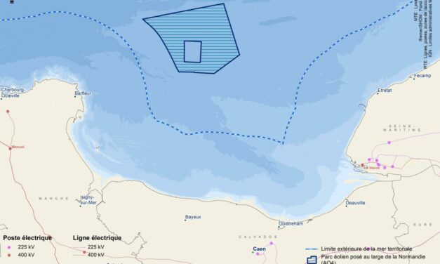 A04 – Parc éolien en mer Normandie – Le Gouvernement pré-sélectionne 6 candidats