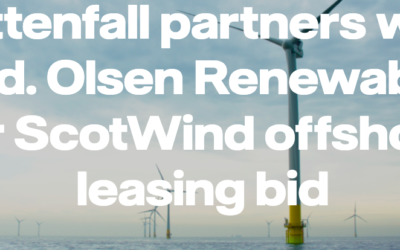 Fred. Olsen Renewables et Vattenfall deviennent partenaires pour les appels d’offres Scotwind