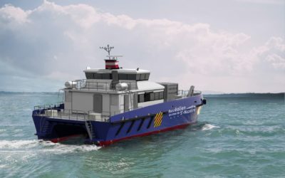 LD Armateurs et Tidal Transit fourniront un Crew Transfer Vessel (CTV) au Parc éolien en mer de Saint-Nazaire