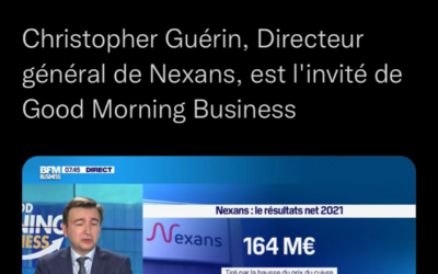 Le PDG de Nexans émet le vœux en faveur de la nomination d’un ministre de l’énergie dans le prochain gouvernement