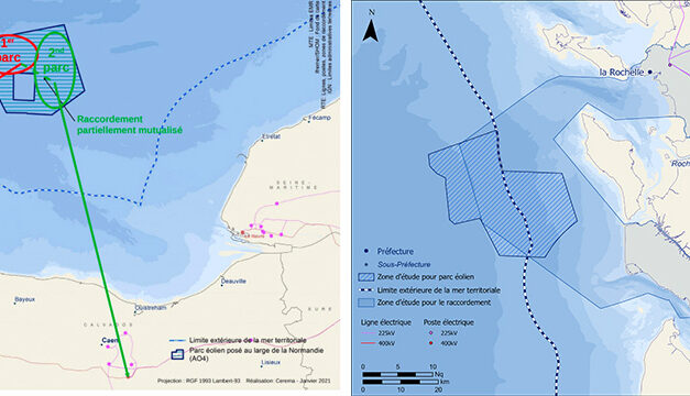 CRE : Les projets AO7 (1 GW – Sud Atlantique) et AO8 (1,5 GW – Centre Manche 2) sont lancés !