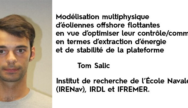 Recherche : Tom Salic soutiendra sa thèse le 5 octobre à l’UBO à Brest