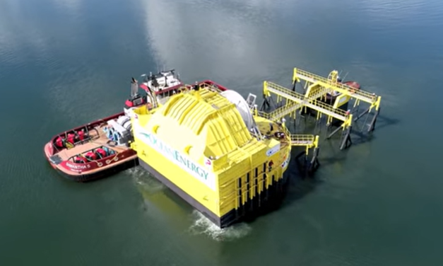 Ocean Energy dévoile un générateur d’énergie houlomotrice flottant de 1,25 MW de la taille d’un immeuble