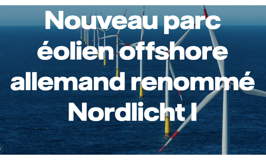 Nordlicht I est le nouveau nom du projet de Vattenfall en Allemagne