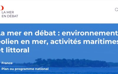 Débat public « La Mer en débat » : Documents stratégiques de façade (DSF) et éolien en mer – récapitulatif