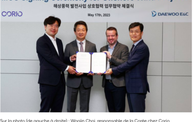 Corio et Daewoo E&C unissent leurs forces offshore en Corée du Sud