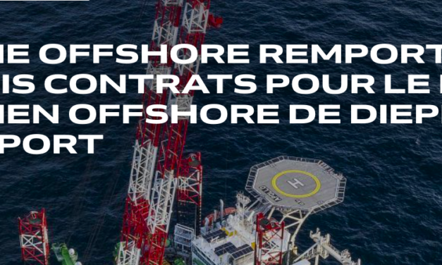 DEME Offshore prend les contrats pour le parc éolien offshore de Dieppe Le Tréport