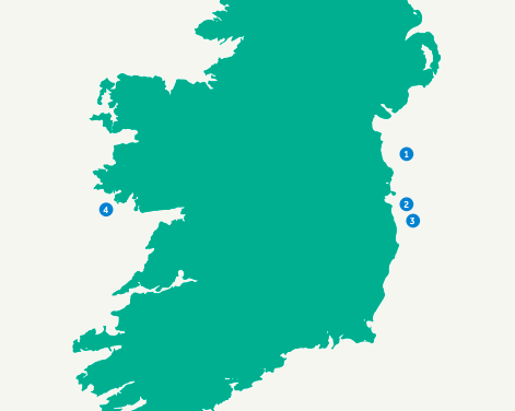 3,1 GW de zones dès la 1ère enchère pour les parcs en mer irlandais