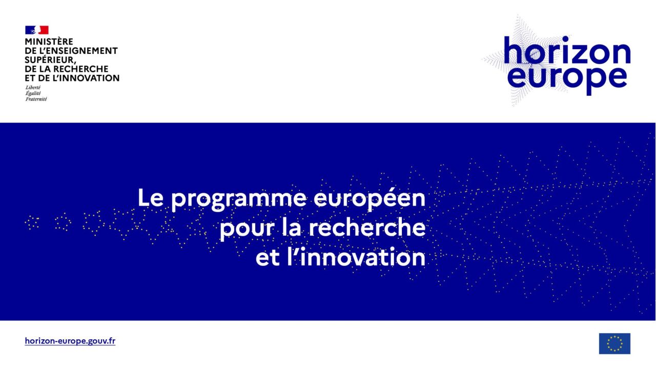 Programme cadre de recherche et d’innovation Horizon Europe (2021-2027)