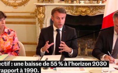 Emmanuel Macron : Objectif, passer « de 60 % d’énergies fossiles à 40 % à l’horizon 2030 » !