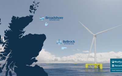 DORIS, a été nommé concepteur principal des projets de parcs éoliens offshore flottants Broadshore et Bellrock