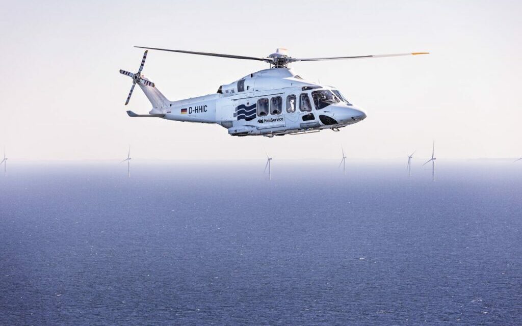 Première : Vestas utilisera le carburant d’aviation durable (SAF) d’HeliService pour le parc éolien Baltic Eagle
