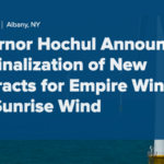 Etat de New York : les contrats Empire Wind 1 et Sunrise Wind sont finalisés