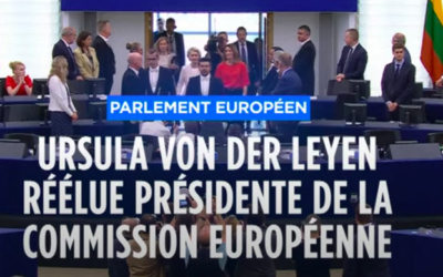 Commission européenne : Ursula von der Leyen réélue présidente pour cinq ans