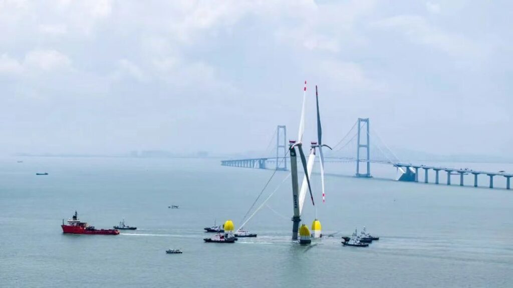 La plus grande plate-forme éolienne flottante au monde à capacité unique est en route vers son site d’installation