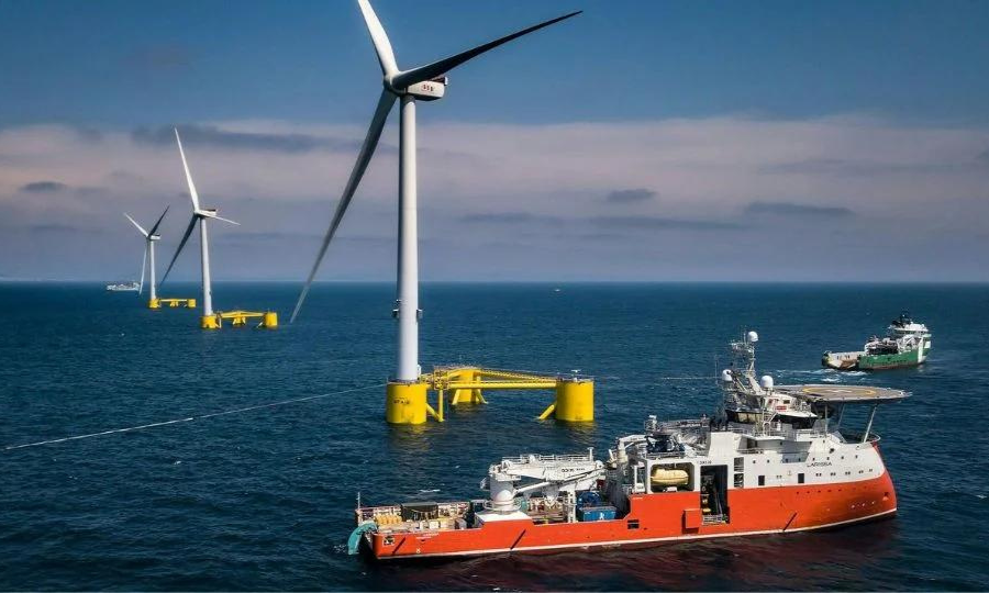 Borssele 1&2 : Ørsted a lancé les premières opérations de drones cargo lourds pour le parc éolien offshore