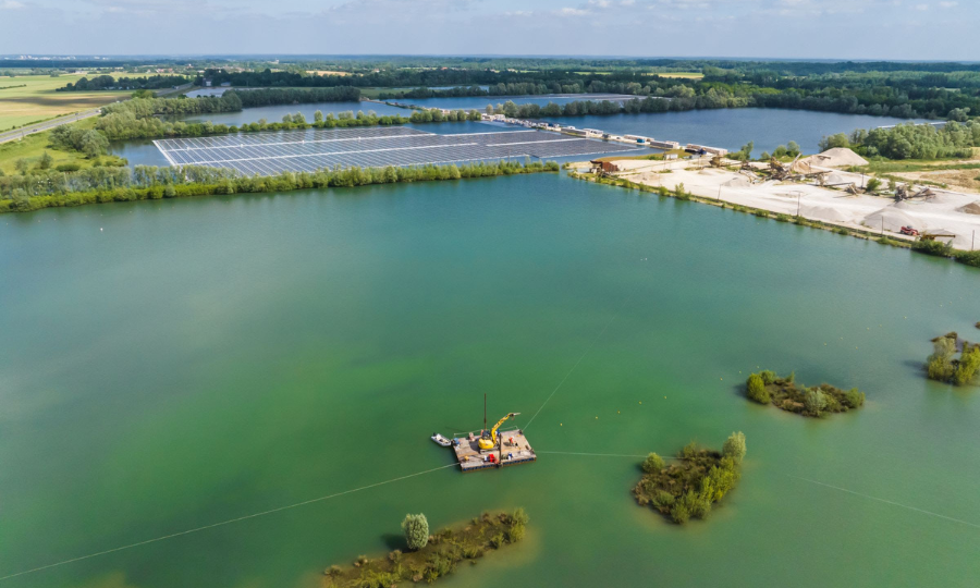 Les détails du premier grand financement dans le solaire flottant apportés par Q Energy France