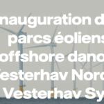 Inauguration des parcs en mer européen de Vattenfall : Vesterhav Nord, Vesterhav Syd au Danemark