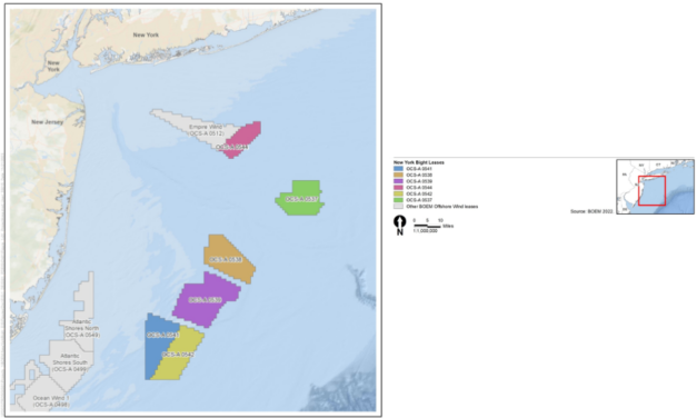 Le BOEM a finalisé une étude environnementale visant à évaluer six zones de concession au large de New York et du New Jersey