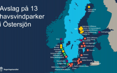 Suède : Nej pour 13 parcs éoliens en mer sur 24 envisagés