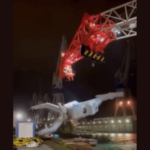 « Brave Tern » a heurté une des grues du port de Ferrol