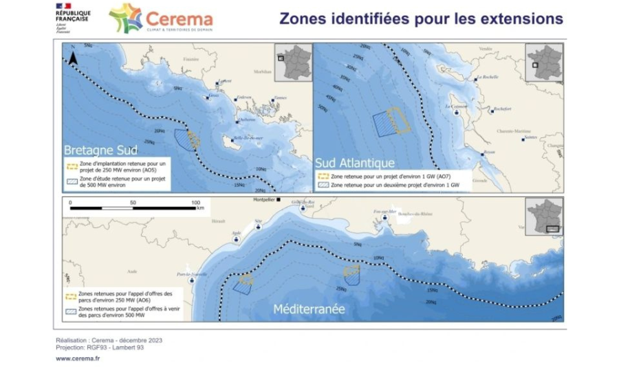 Appel d’Offres 9 (AO9) : 12 concurrents sont sélectionnés pour 4 zones