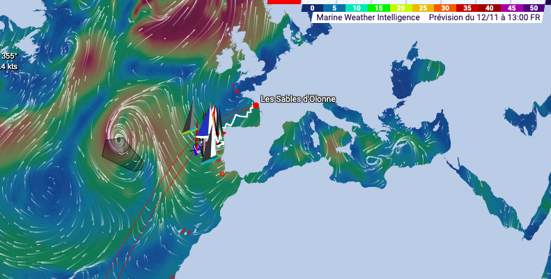 Vendée Globe – Jour 2 : Du vent et des peurs