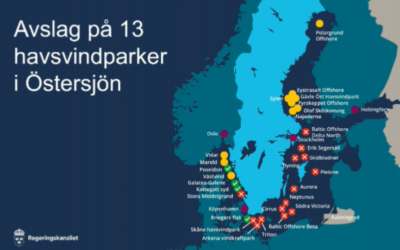 Suède : Nej pour 13 parcs éoliens en mer sur 24 envisagés