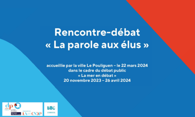 Débat public « La Mer en Débat » : Débat-Rencontre « La parole aux élus » le 22 mars 2024