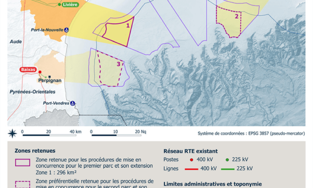 Les tarifs des lauréats de l’Appel d’offres AO6 Méditerranée