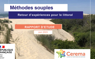 Rapport CEREMA : méthodes souples retours d’expérience pour le littoral